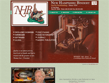 Tablet Screenshot of nhbindery.com